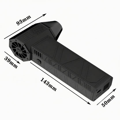 Mini Turbo Jet Fan Electric Air Duster with 1&3 Gear Adjustable Speed 130000RPM 52M/S Car Computer Cleaning Blower Tool Kit
