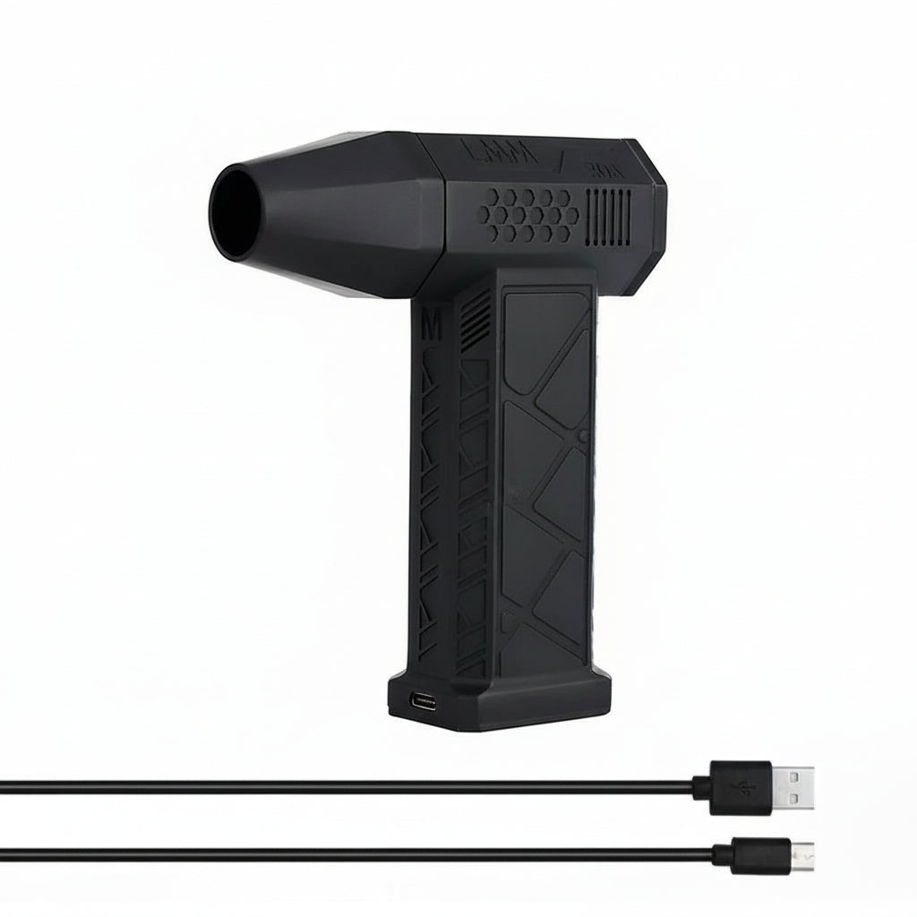 Mini Turbo Jet Fan Electric Air Duster with 1&3 Gear Adjustable Speed 130000RPM 52M/S Car Computer Cleaning Blower Tool Kit