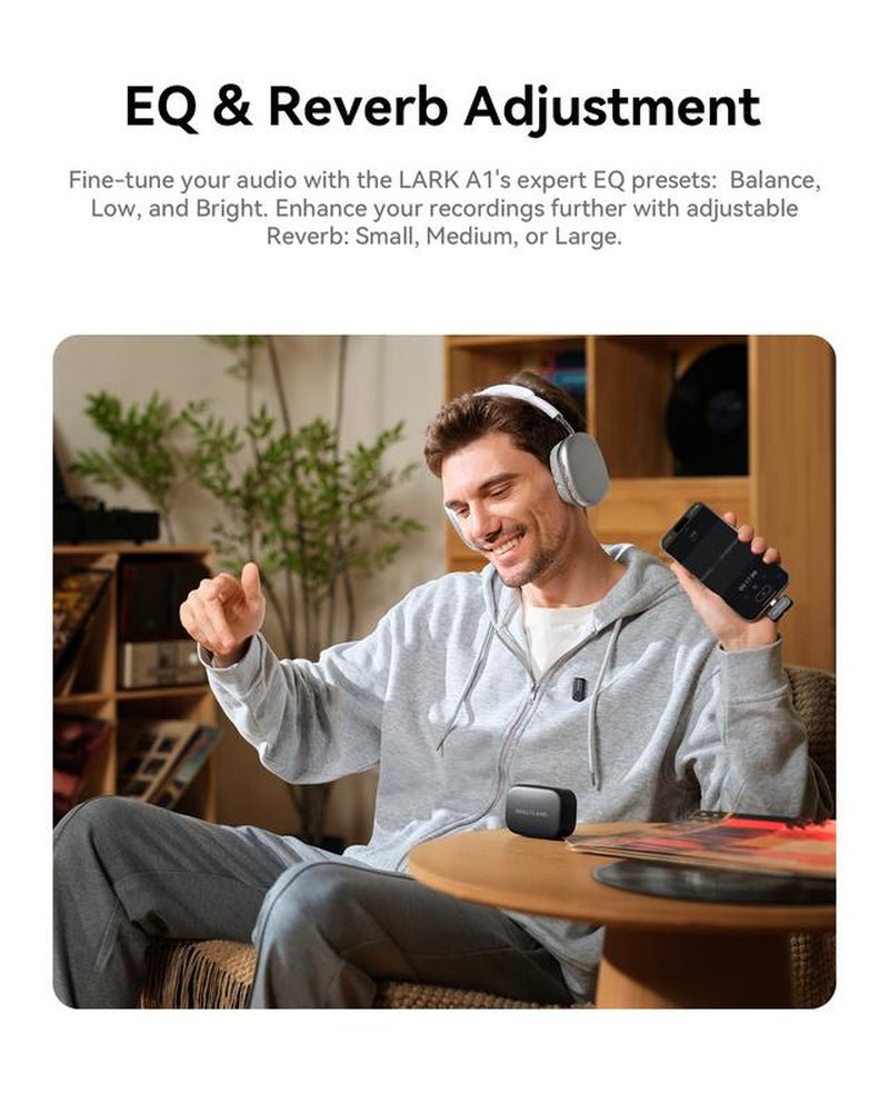 Hollyland LARK A1 Wireless Mini Microphone USB - C Version - GadgetBargain