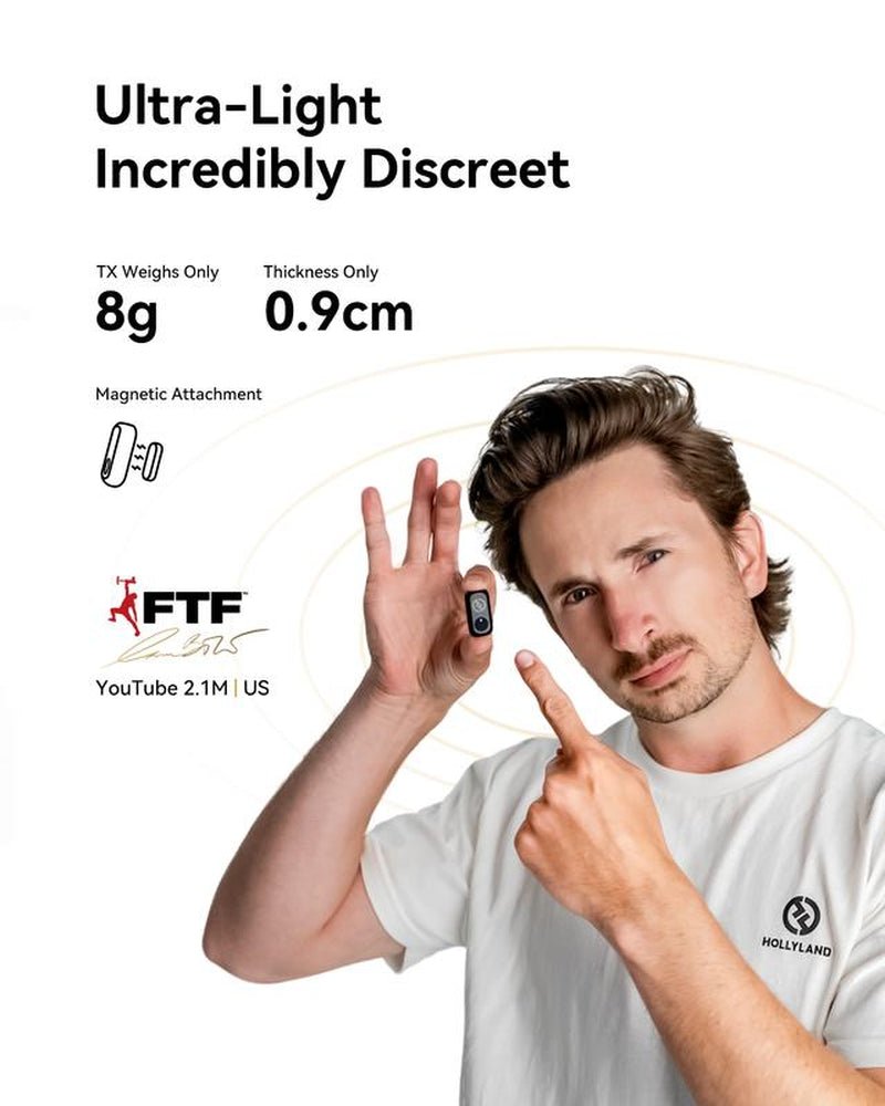 Hollyland LARK A1 Wireless Mini Microphone USB - C Version - GadgetBargain