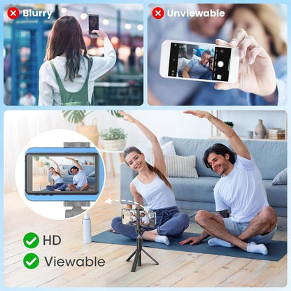 Magnetic Phone Vlog Screen – Use Rear Camera for 4K Selfies & Recording - GadgetBargain