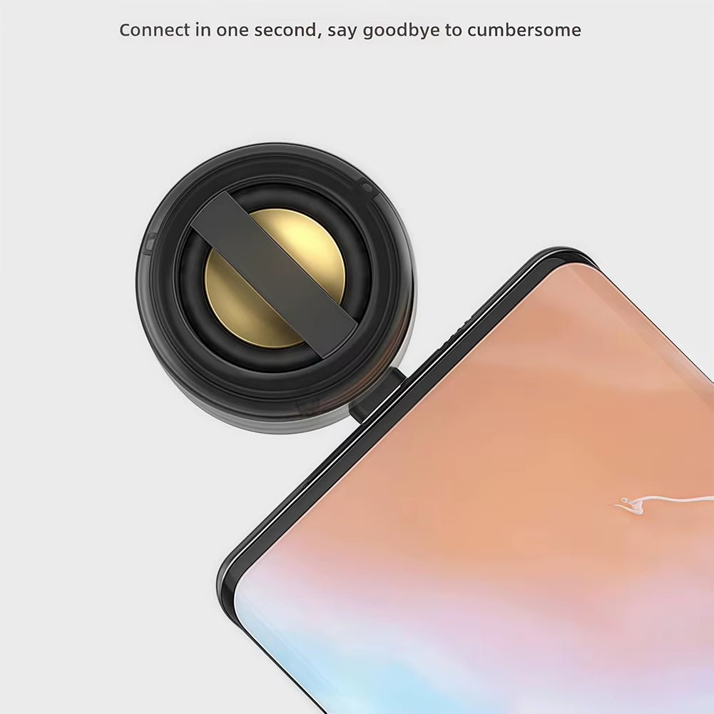 Portable Mini Plug - In Speaker – Type - C & 3.5mm Compatible - GadgetBargain