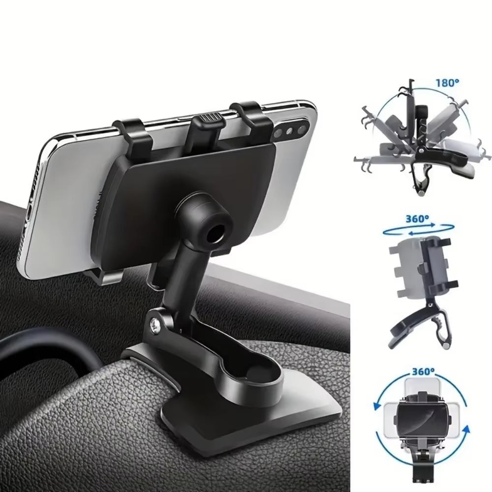 Universal Car Phone Holder – Dashboard Clip Mount - GadgetBargain