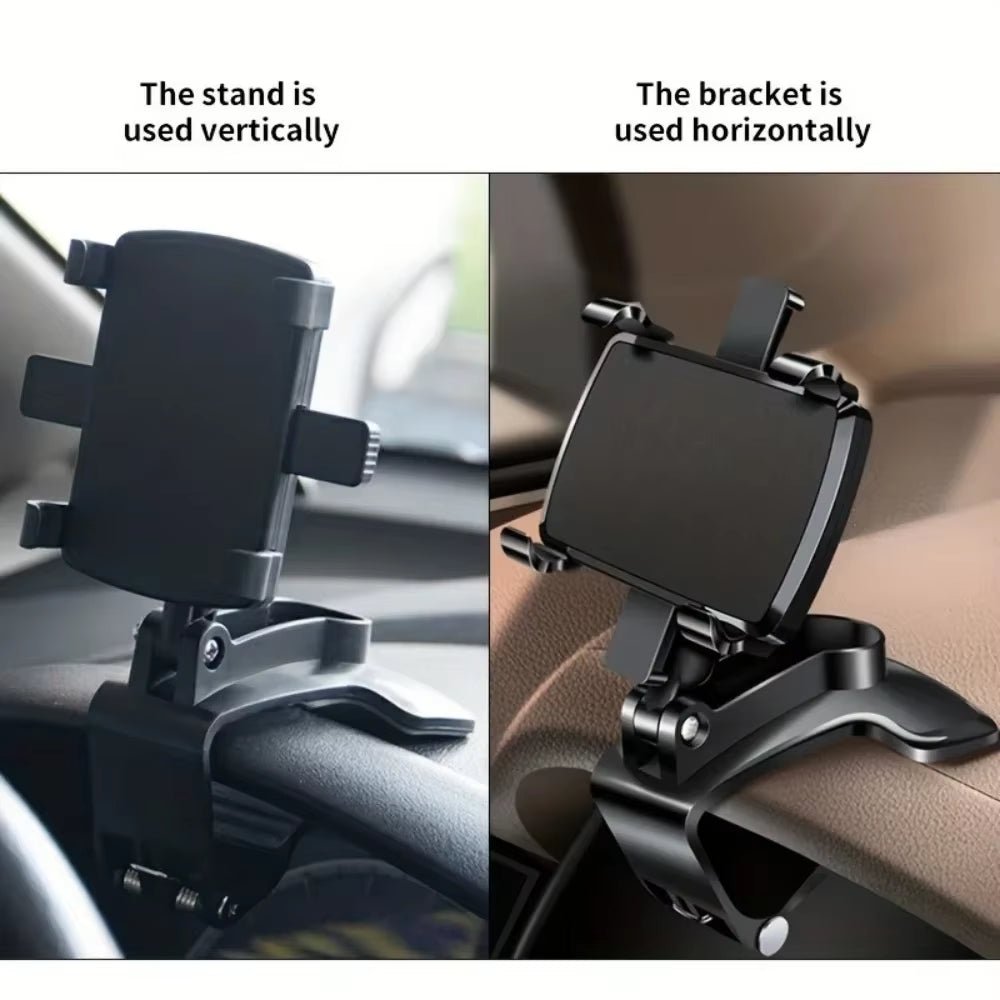 Universal Car Phone Holder – Dashboard Clip Mount - GadgetBargain