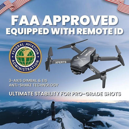 X Pro LIMITLESS 5 4K GPS Drone with Obstacle Avoidance & 3 - Axis Gimbal - GadgetBargain